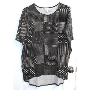 LuLaRoe Womens Shortsleeve Blouse Top Shirt Size Medium